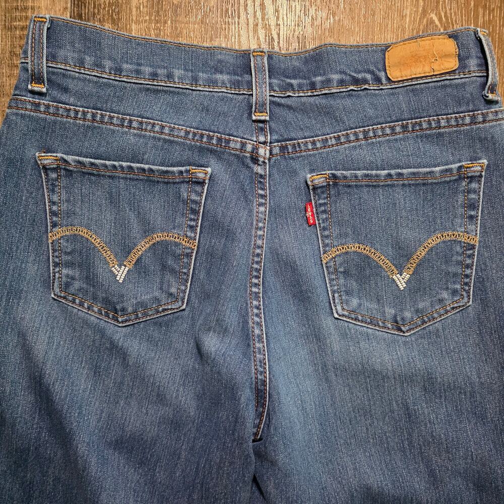 Levi's "512" Perfectly Slimming Bootcut Mediuam Wash Blue Jeans Size 12